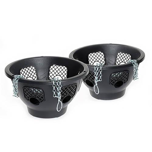 Pair of 12″ Easy Fill Hanging baskets